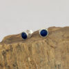 Boucles d'oreilles serties "Collection Pure", Lapis Lazuli
